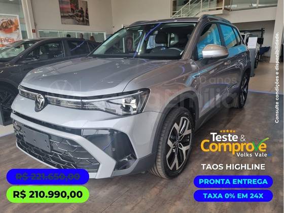 VOLKSWAGEN TAOS 1.4 250 TSI TOTAL FLEX HIGHLINE AUTOMÁTICO VOLKSWAGEN TAOS 1.4 250 TSI TOTAL FLEX HIGHLINE AUTOMÁTICO